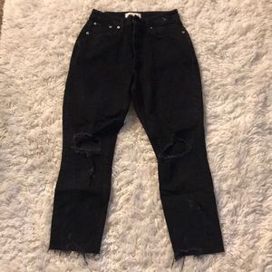 Abercrombie Curve Love High Rise Mom Jean